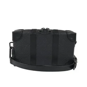 LOUIS VUITTON Taurillon Leather Soft Trunk Wallet Shoulder bag